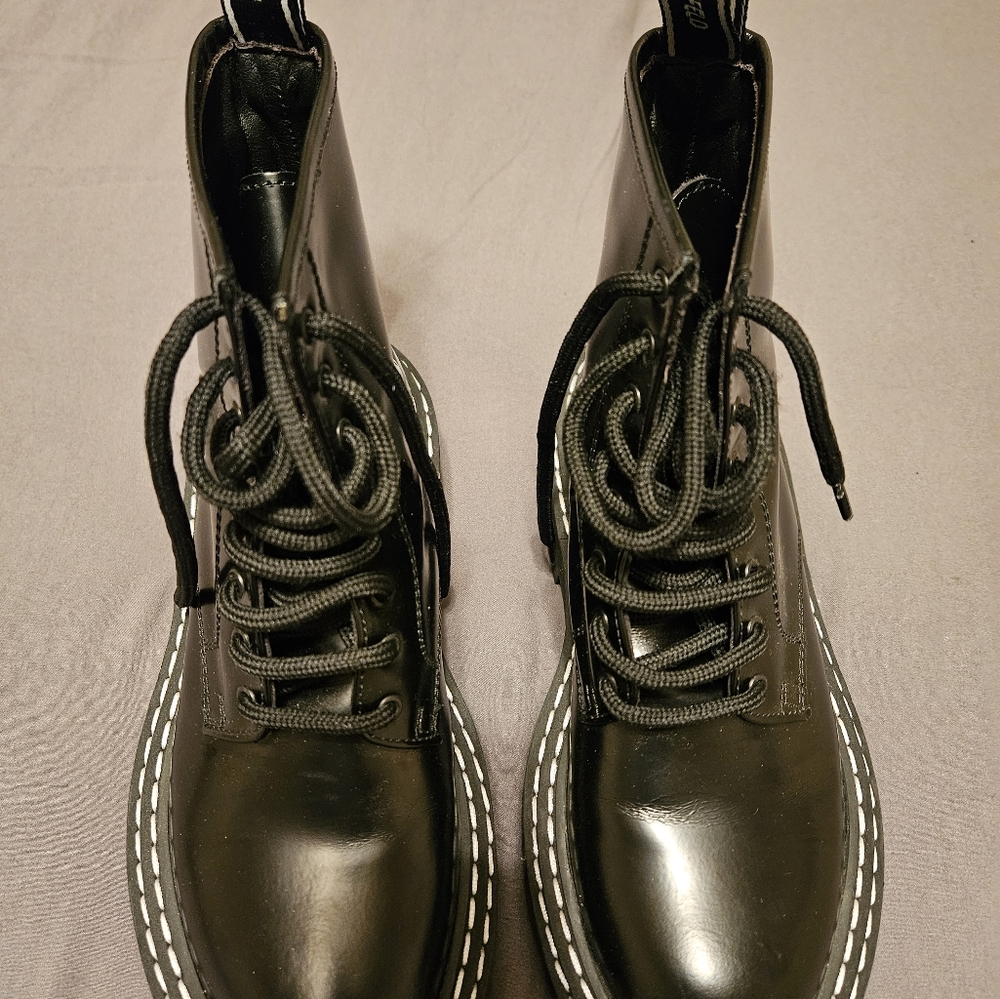 KARL LAGERFELD BOOTS SHOES FOR WOMEN PLATFORM BRAND LOGO